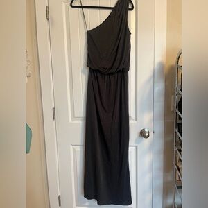 One shoulder dress with the softest sparkle fabric